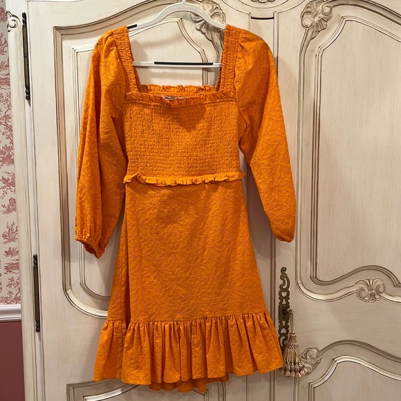 Veronica Beard Dresses & Skirts - NWOT Veronica Beard Denise Open Back Eyelet Dress